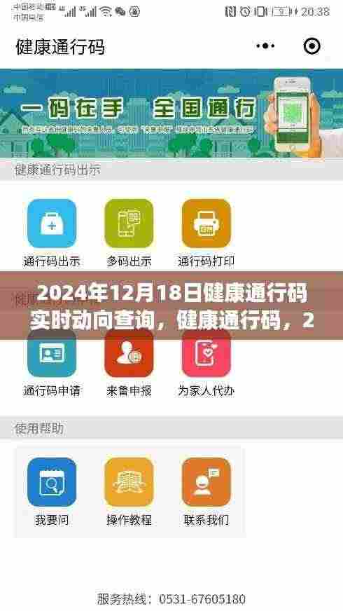 2024年12月18日健康通行码实时动向查询,影响深远,健康生活新动向