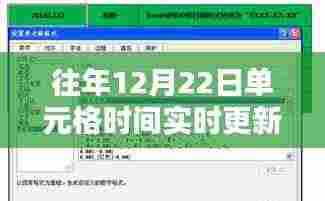 往年12月22日单元格时间实时更新解析,奥秘与应用探索