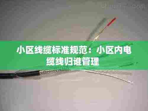小区线缆标准规范：小区内电缆线归谁管理 