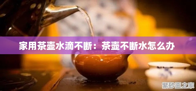 家用茶壶水滴不断:茶壶不断水怎么办
