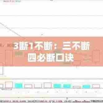 3断1不断:三不断四必断口诀