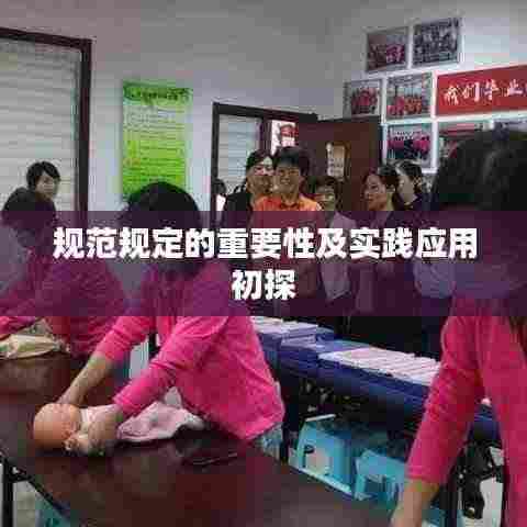 规范规定的重要性及实践应用初探