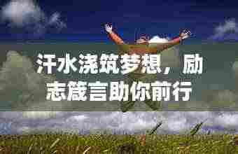 汗水浇筑梦想，励志箴言助你前行