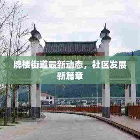 牌楼街道最新动态,社区发展新篇章