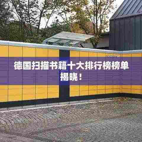 德国扫描书籍十大排行榜榜单揭晓！