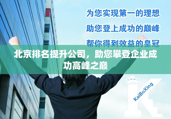 北京排名提升公司，助您攀登企业成功高峰之巅